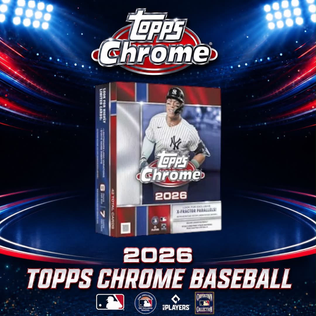 トレーディングカード 2026 Topps Chrome MLB Mega Box