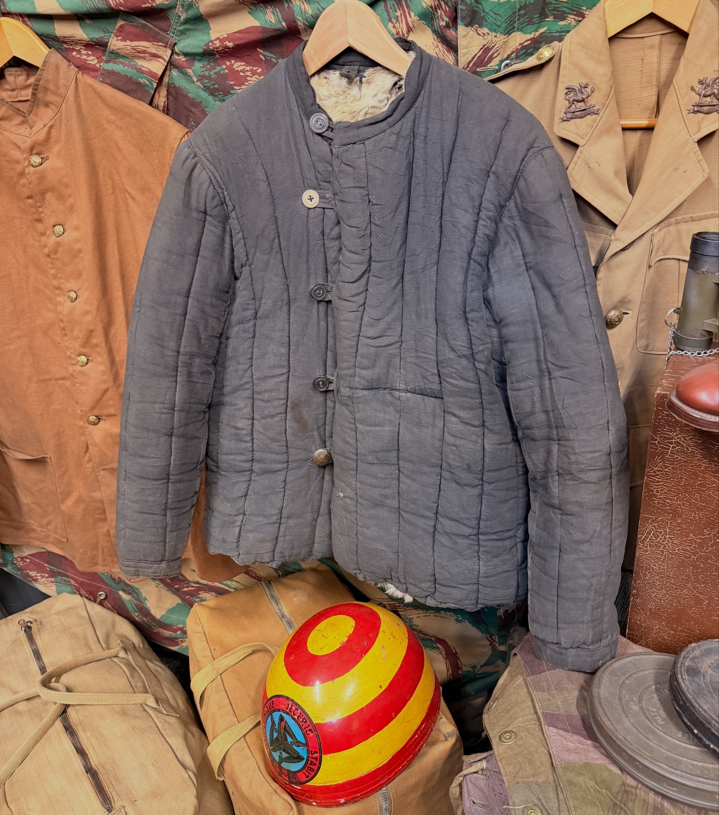 Rare 1940s German POW Russian made Telogreika jacket now live on 