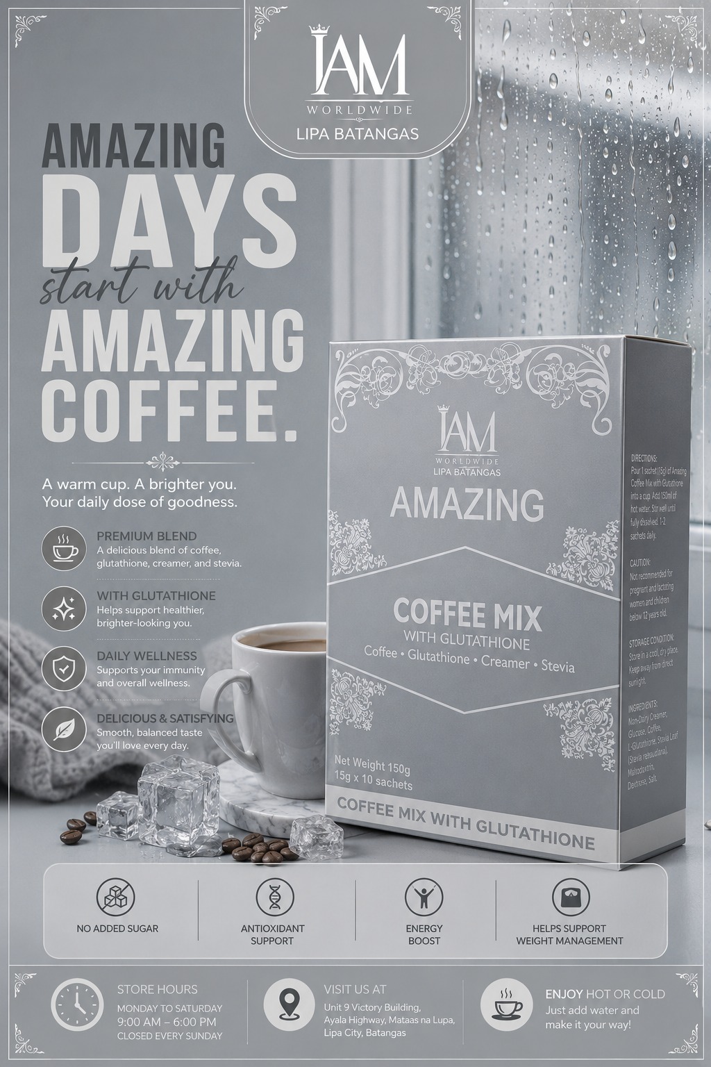 amazing coffee mix with glutathione benefits IAM Natural Soap Size:250 ml Tirzepatide and AOD9604: A