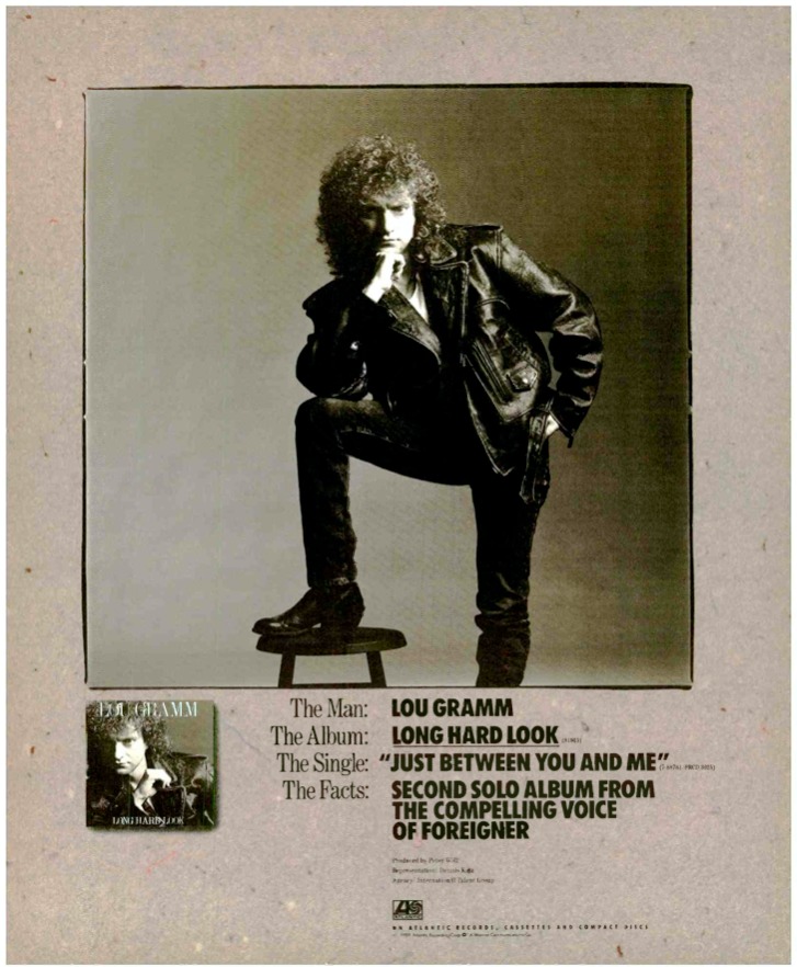 Lou Gramm's Long Hard Look album
