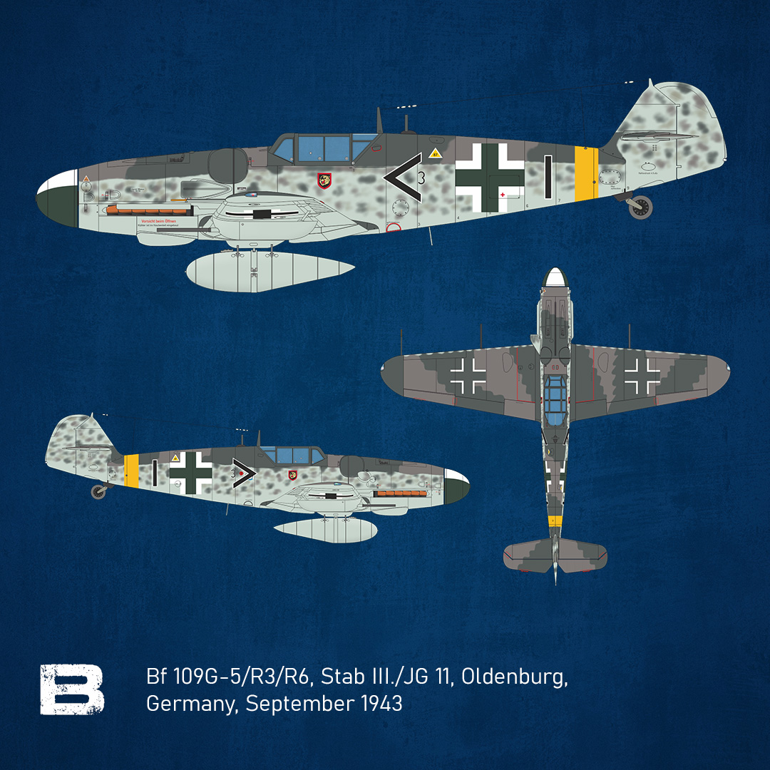 Josef Blazek has build 1/48 scale Bf 109E-4/B from Eduard Limited