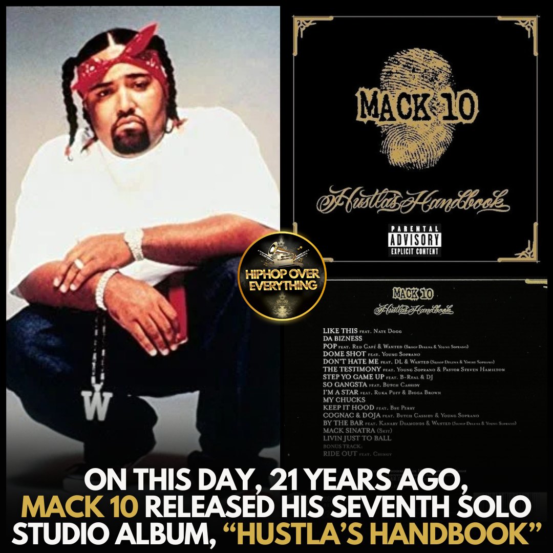 📲 On this day, 21 years ago, #Mack10 released his seventh solo