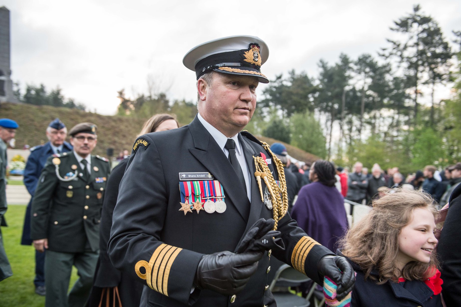 NZ Defence Force - Joint Anzac Day Dawn Service at Buttes New British ...