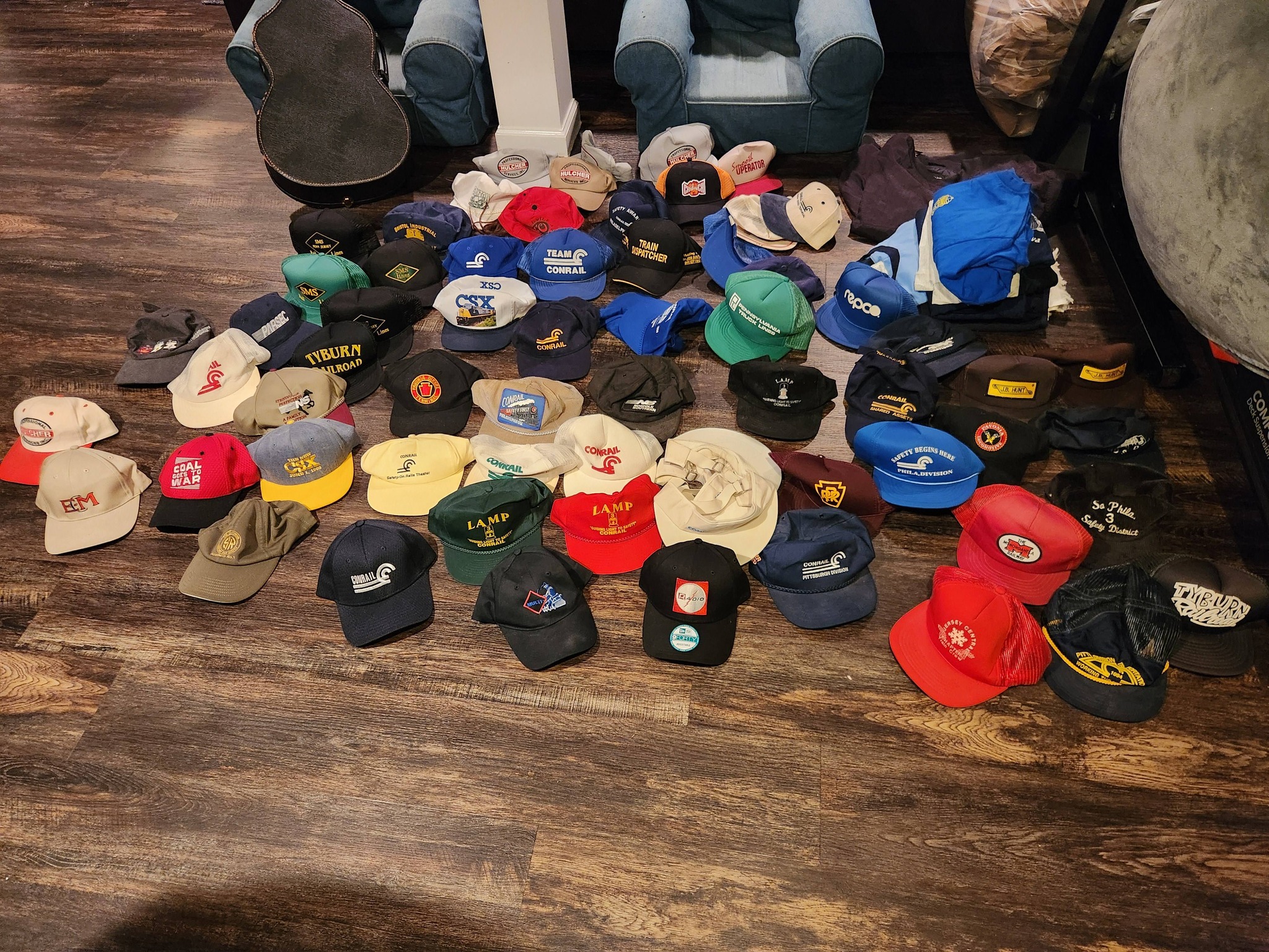 For sale: 1. HATS! I have a ton of Railroad baseball caps. Lots of