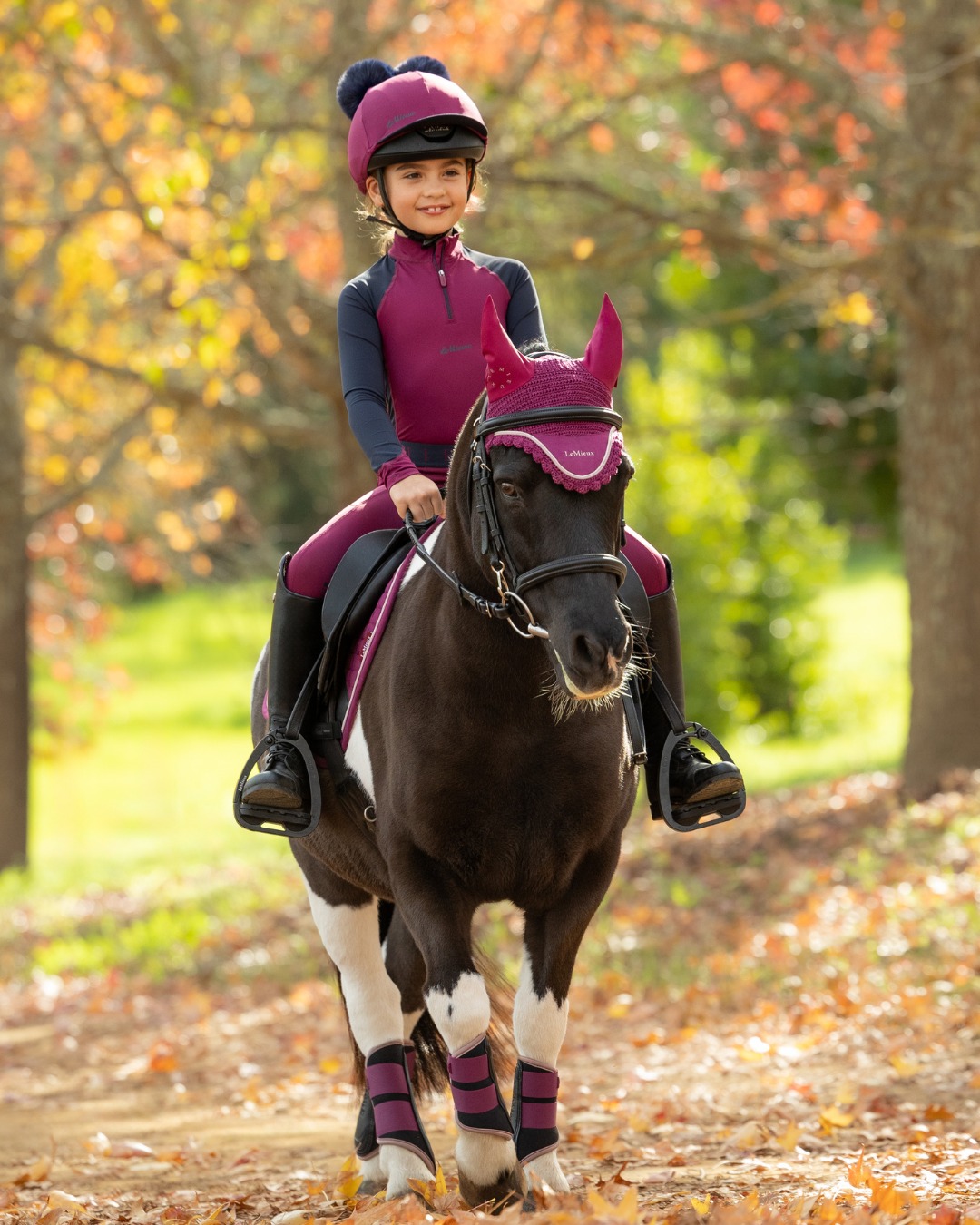 Little riders, big autumn style! 🍂🐴 The new LeMieux Mini AW26