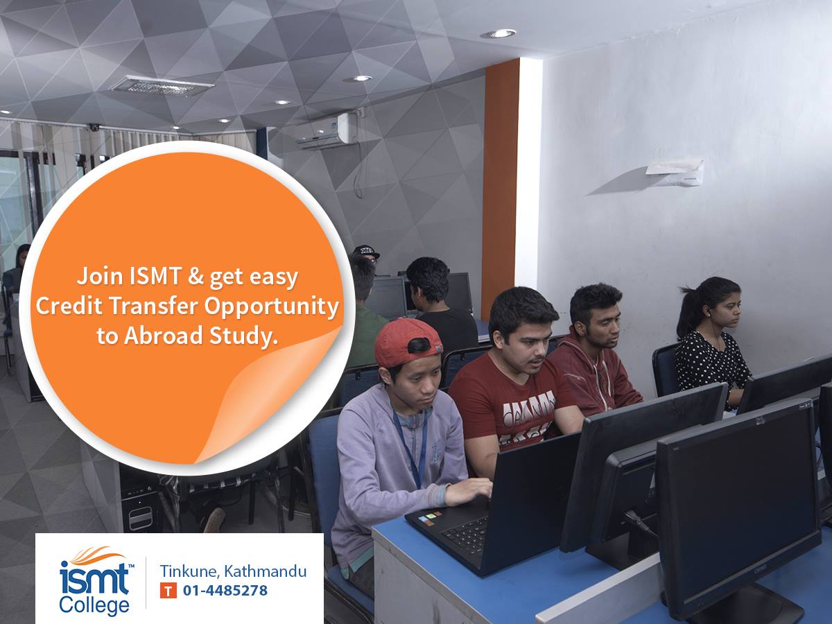 ISMT College - Credit transfer opportunity is one of the... | Facebook