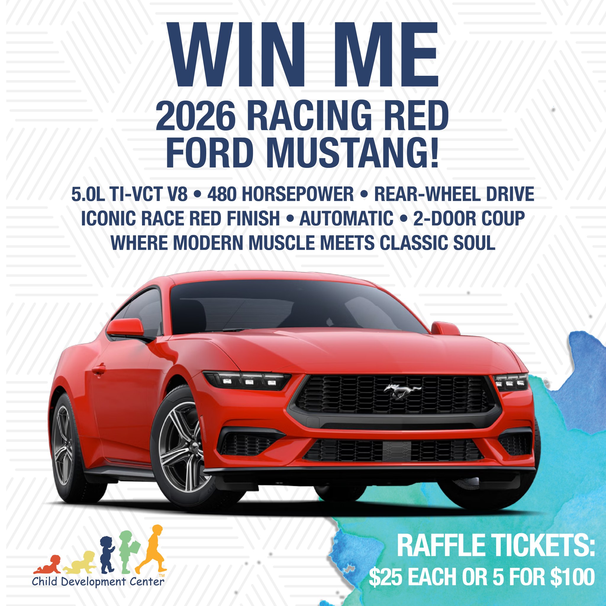 Child - Skip the socks and give a shot at a Mustang! Raffle tickets are ...
