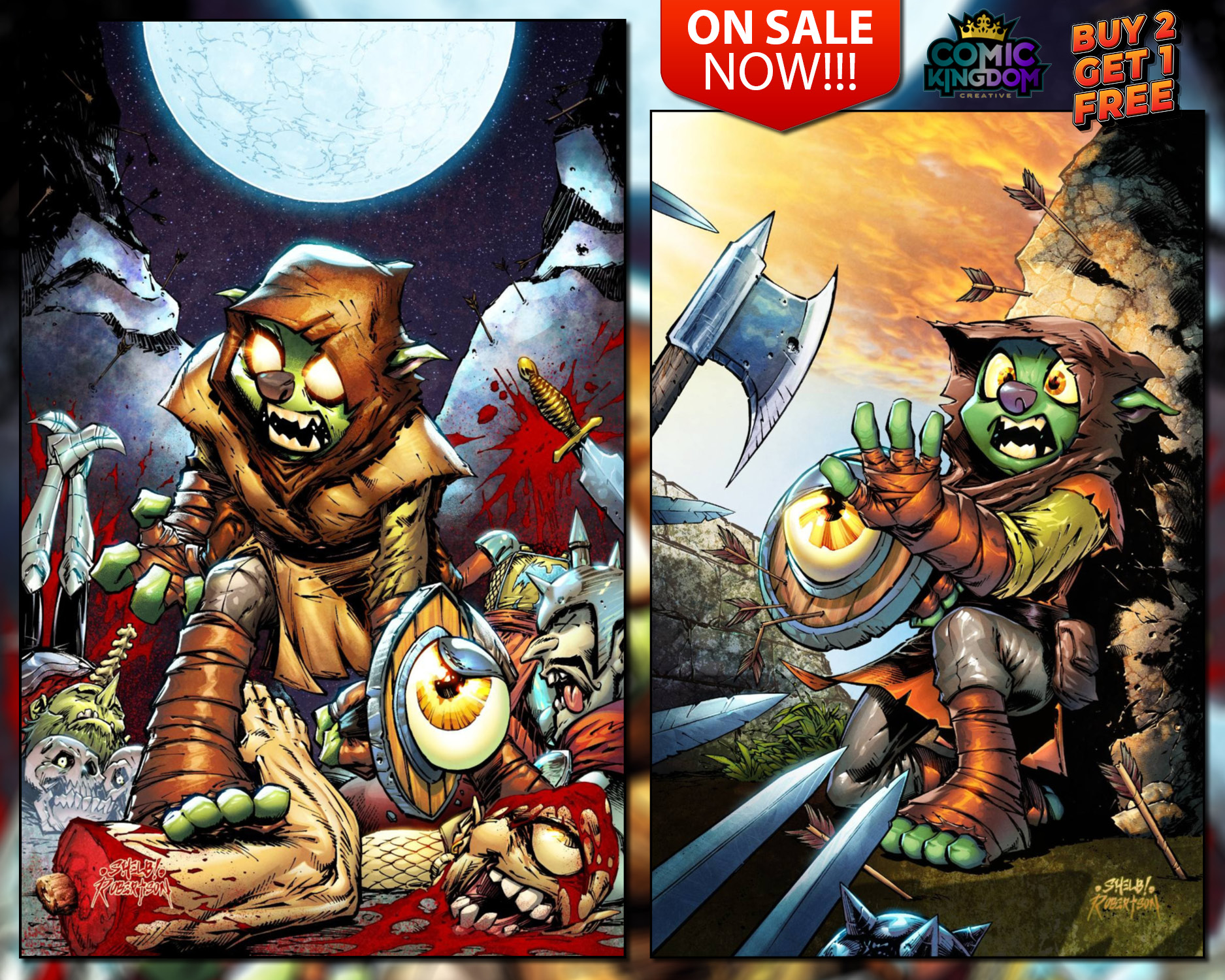 💥 Shelby Robertson D'Orc #4 On Sale NOW at [tinyurl.com/CKC-B2G1