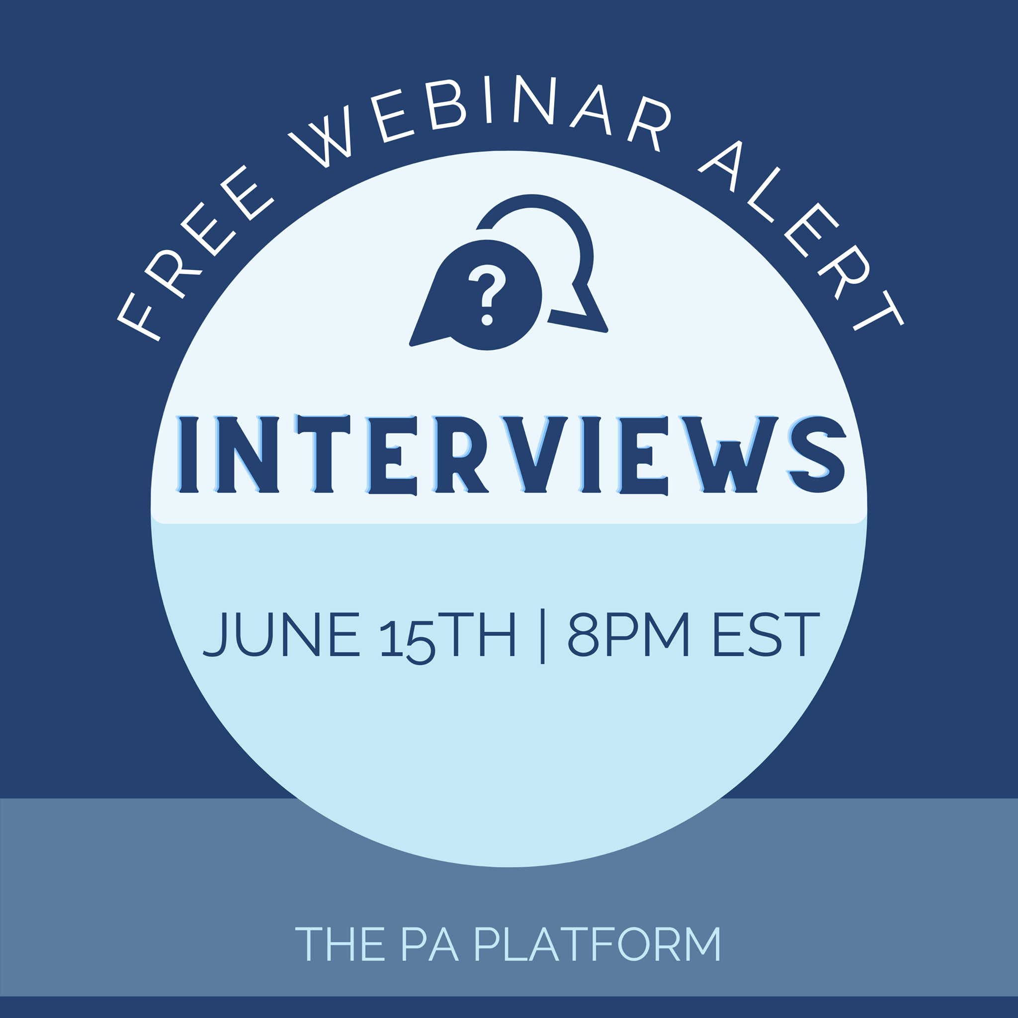 The PA Platform - Our next FREE webinar will cover...