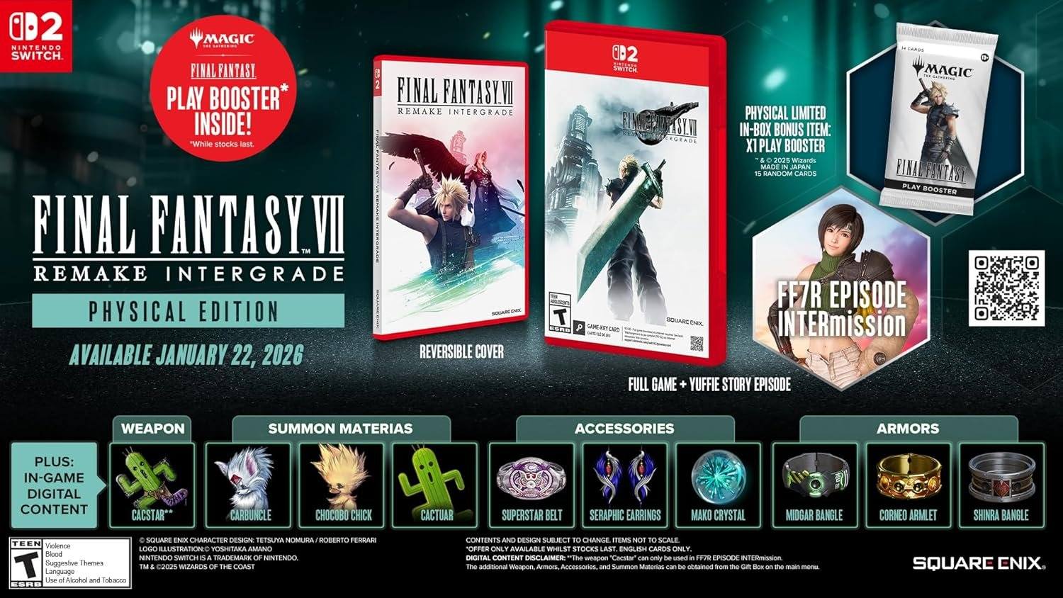 Pre-order your physical copy of Final Fantasy VII Rebirth on
