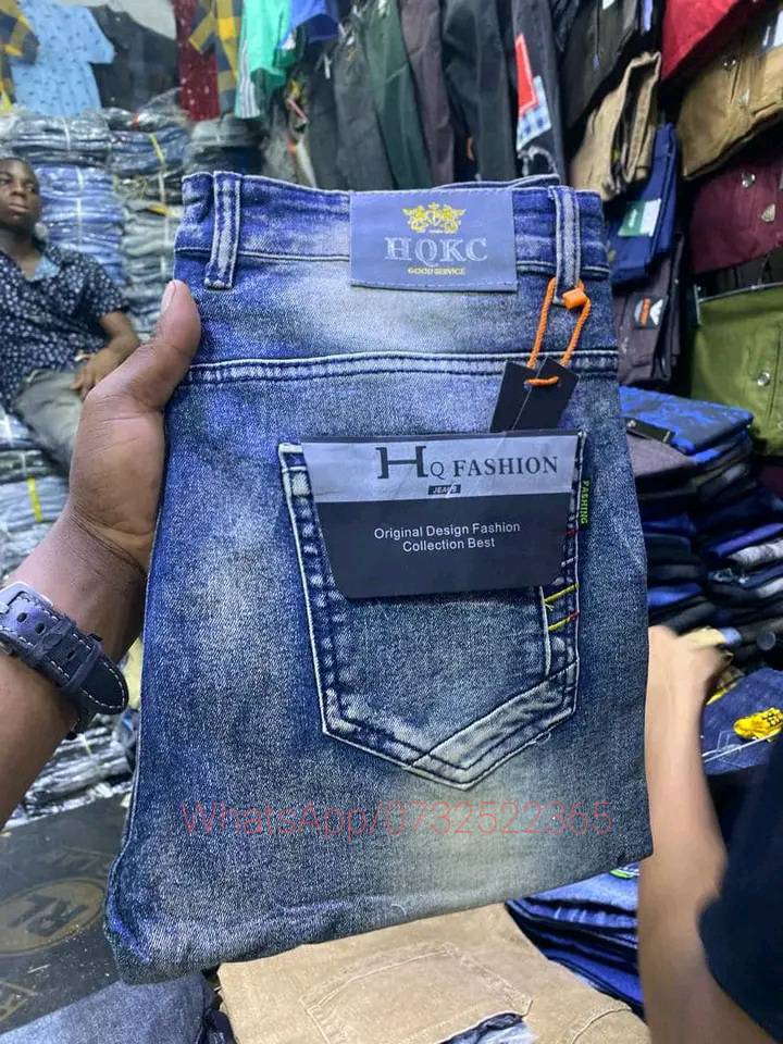 Men Non Fading Jeans@700 Buy more than 3pieces @650 Click this 