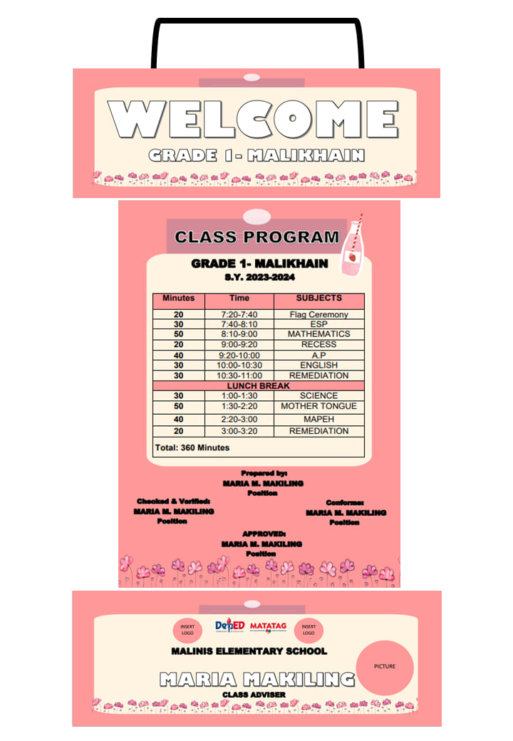 DepEd Kinder to Grades 1,2,3,4,5,6 Unlimited Resources | CLASS PROGRAM ...