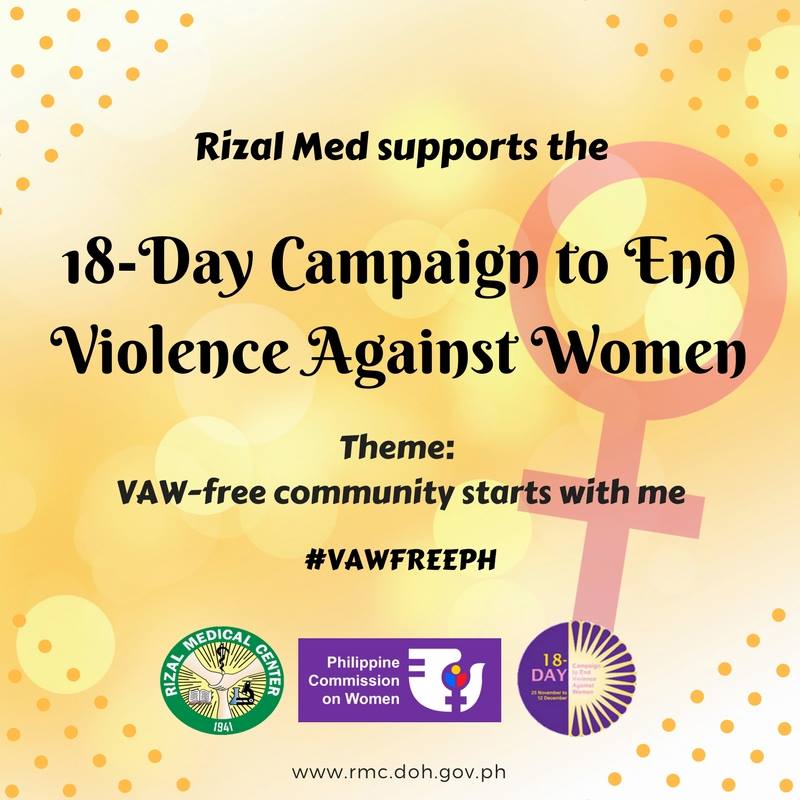 Rizal Medical Center - Rizal Medical Center supports the 18-Day ...