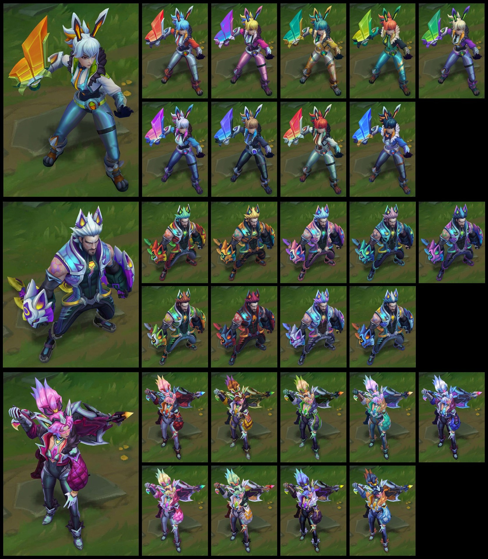 Pick - Chromas de Riven Conejita Guerrera Prima, Sylas Lobo Guerrero y ...