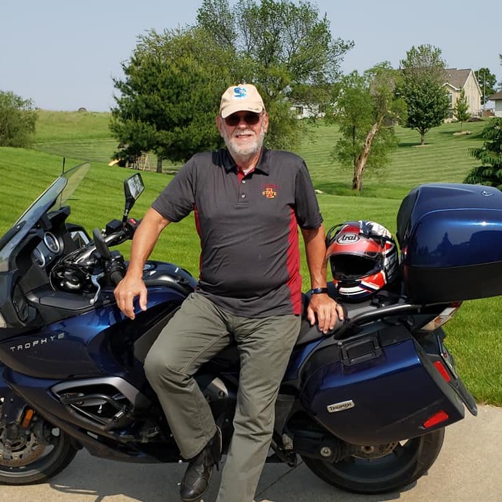 Motorcyclist Map | Left Iowa yesterday 2.5 hrs in the rain | Facebook