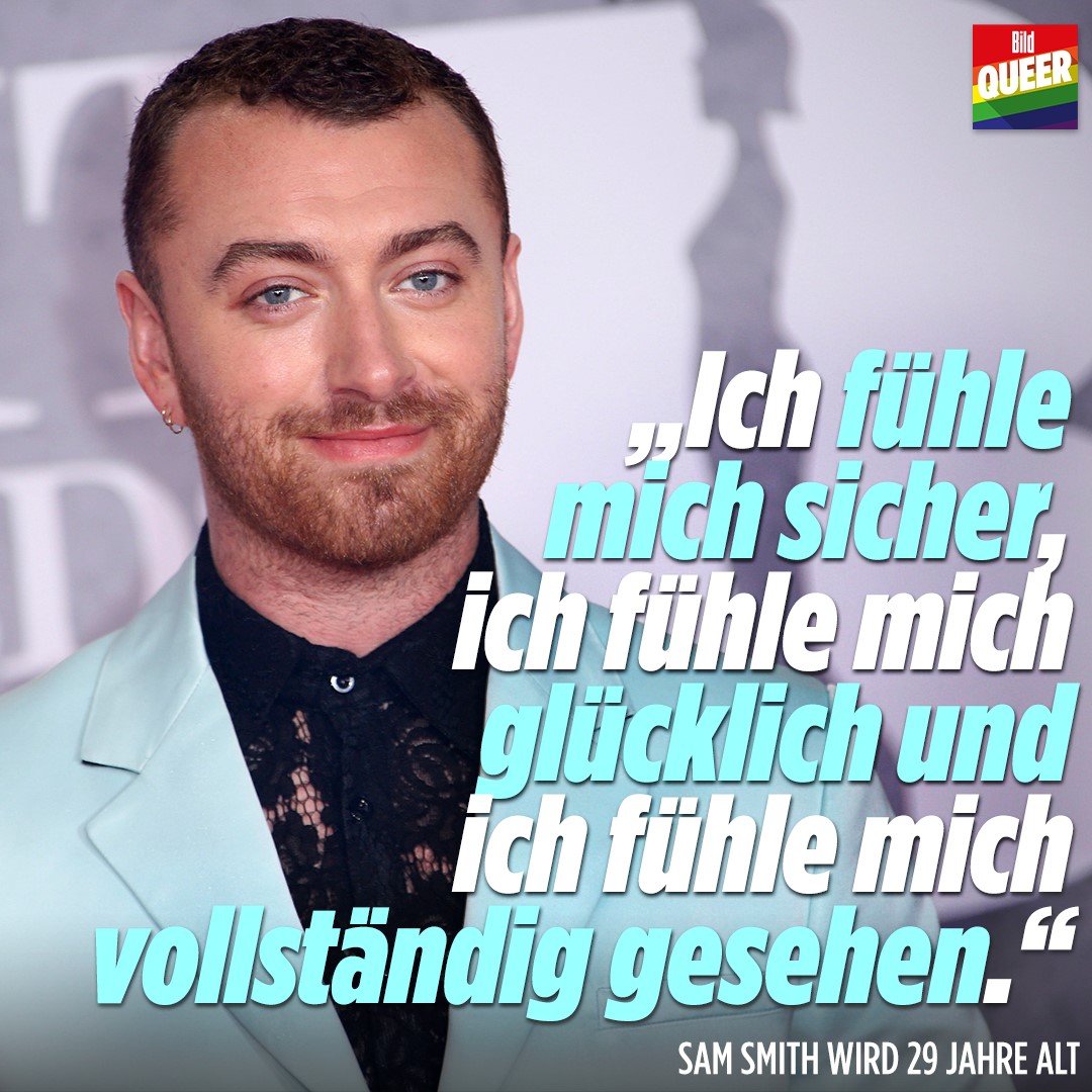 Queer BILD - Happy Birthday 🎂, SAM SMITH. Der 🏳️‍🌈... | Facebook