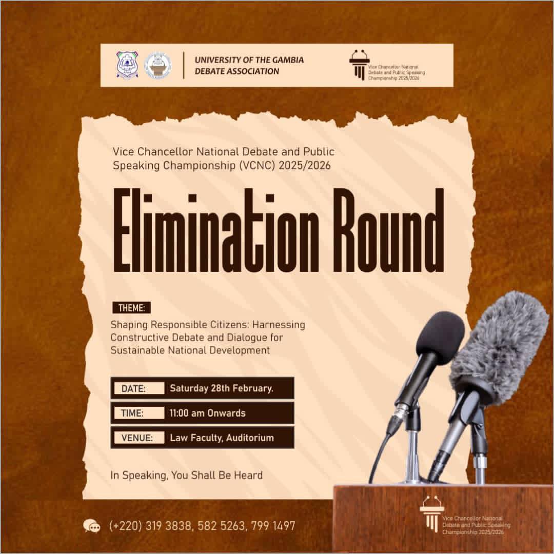 University - UTGDA: ELIMINATION ROUND Issued: February 27th, 2026 The ...