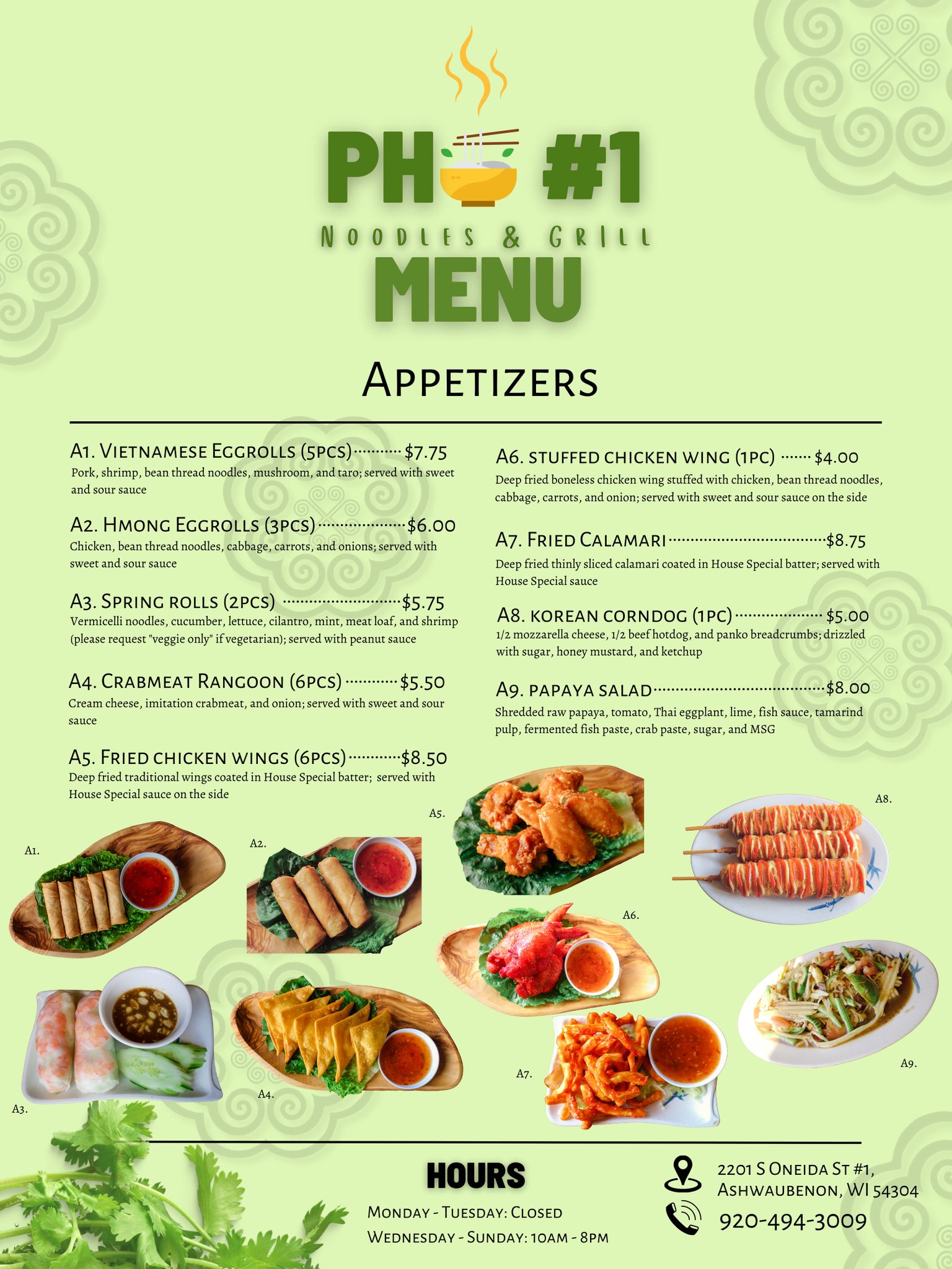 **Updated Menu** We've made some... - Pho#1 Noodles and Grill