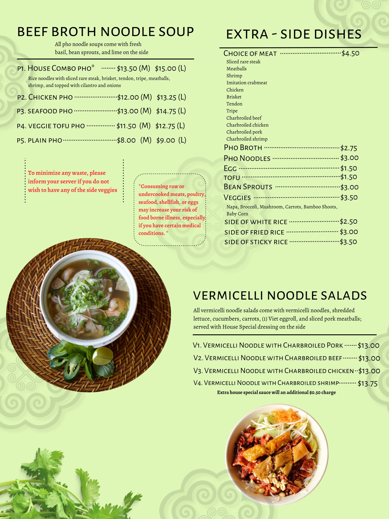 **Updated Menu** We've made some... - Pho#1 Noodles and Grill
