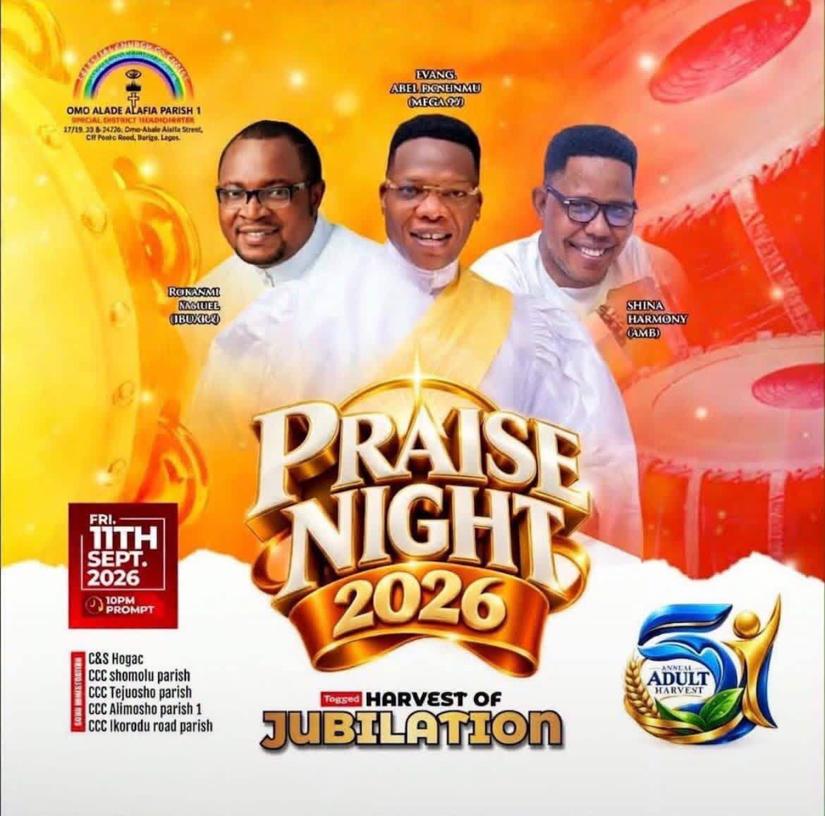 Are you looking for where to praise God tonight? Join us at any of