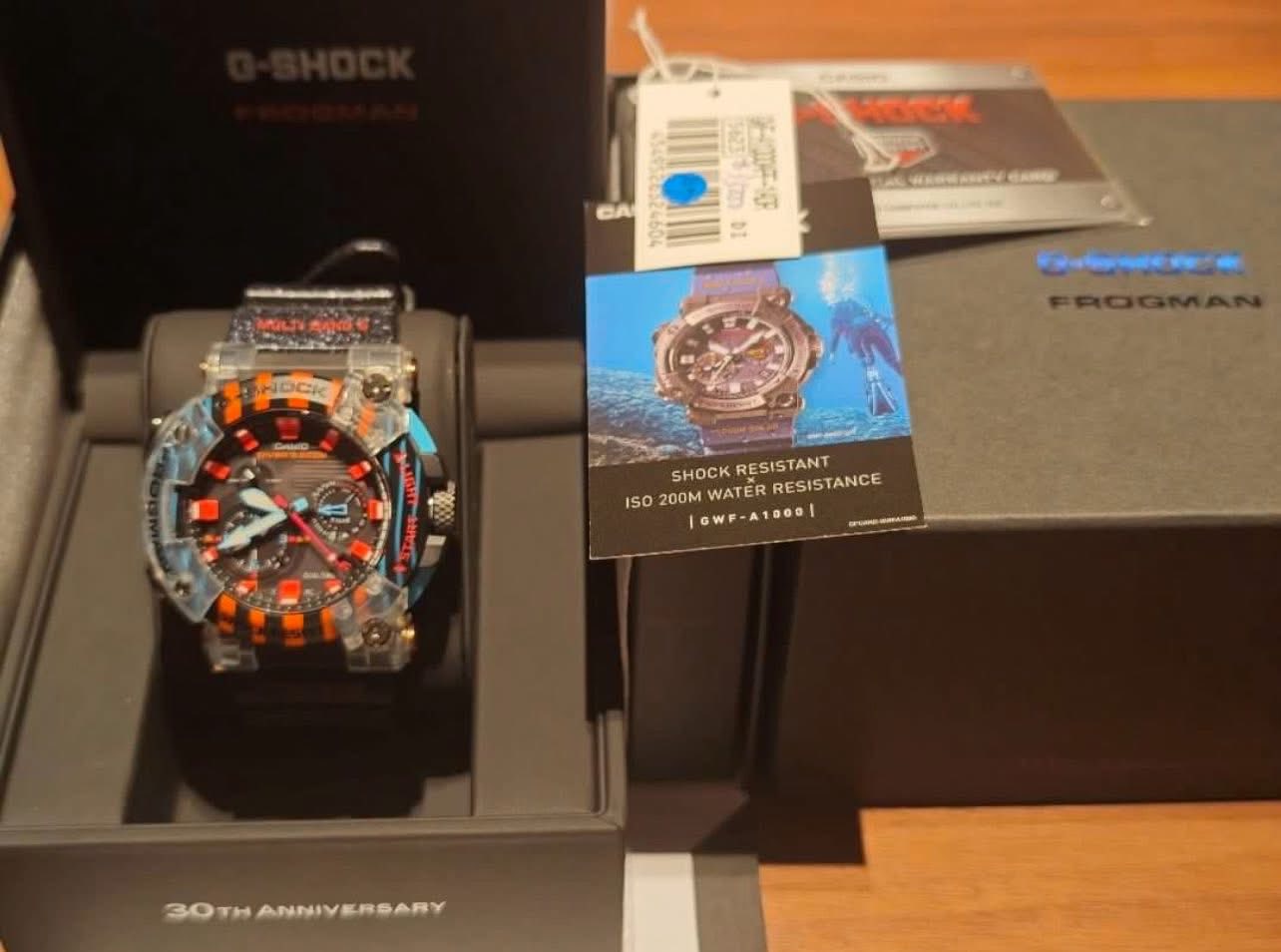 G-Shock GWF-A1000APF-1A Poison Dart Frog 30th anniversary watch 