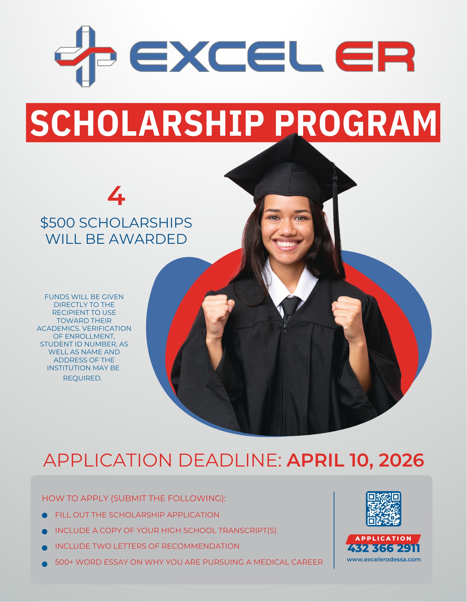 🎓 EXCEL ER ODESSA SCHOLARSHIP PROGRAM... - Excel ER - Odessa | Facebook