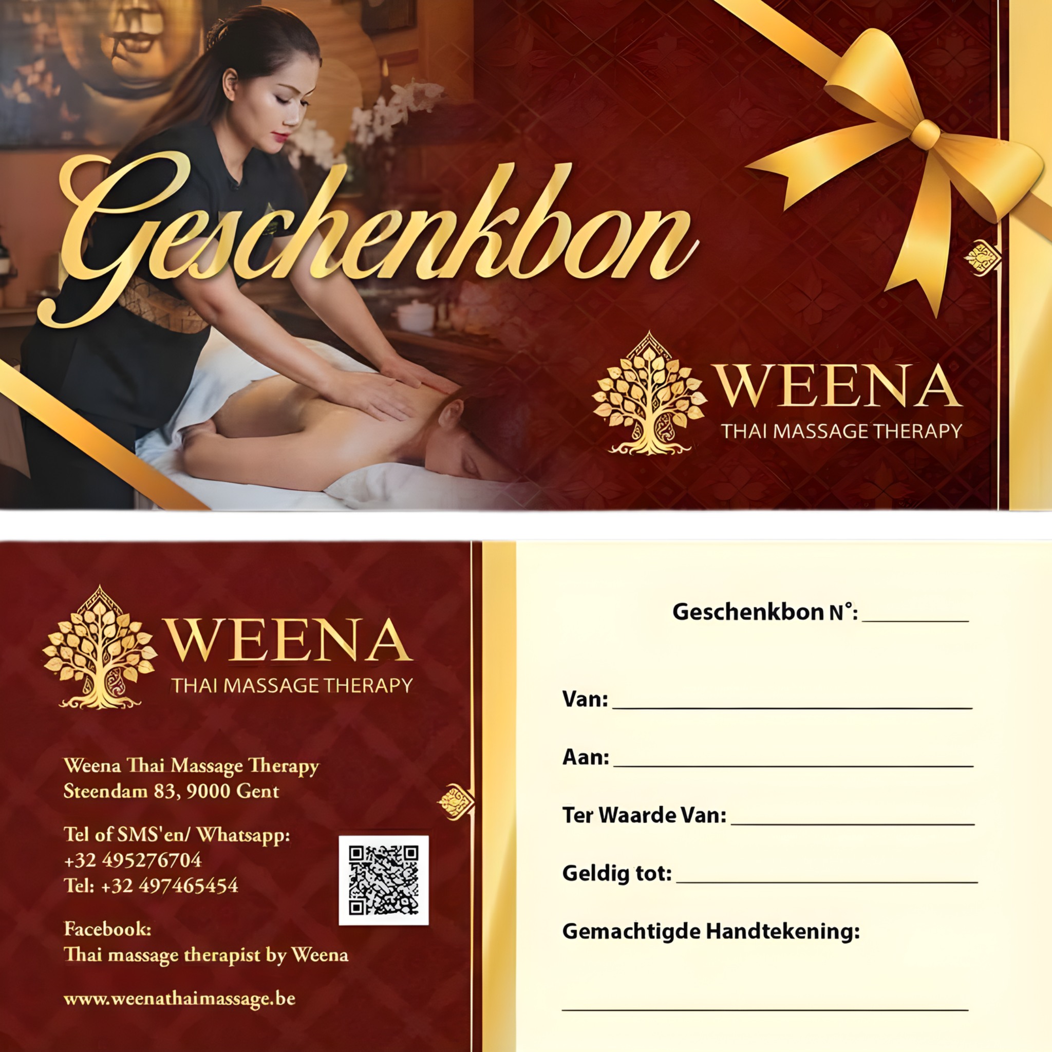 Weena Thai massage therapy | Ghent