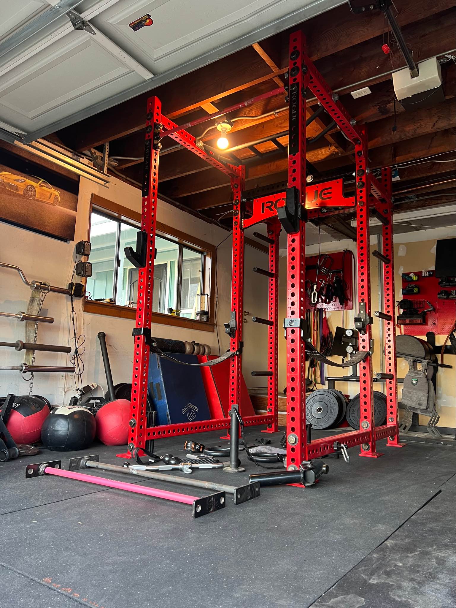 ROGUE FITNESS RM-6 MONSTER RACK 2.0 AND ENTIRE SAN DIEGO HOME GYM! (See ...