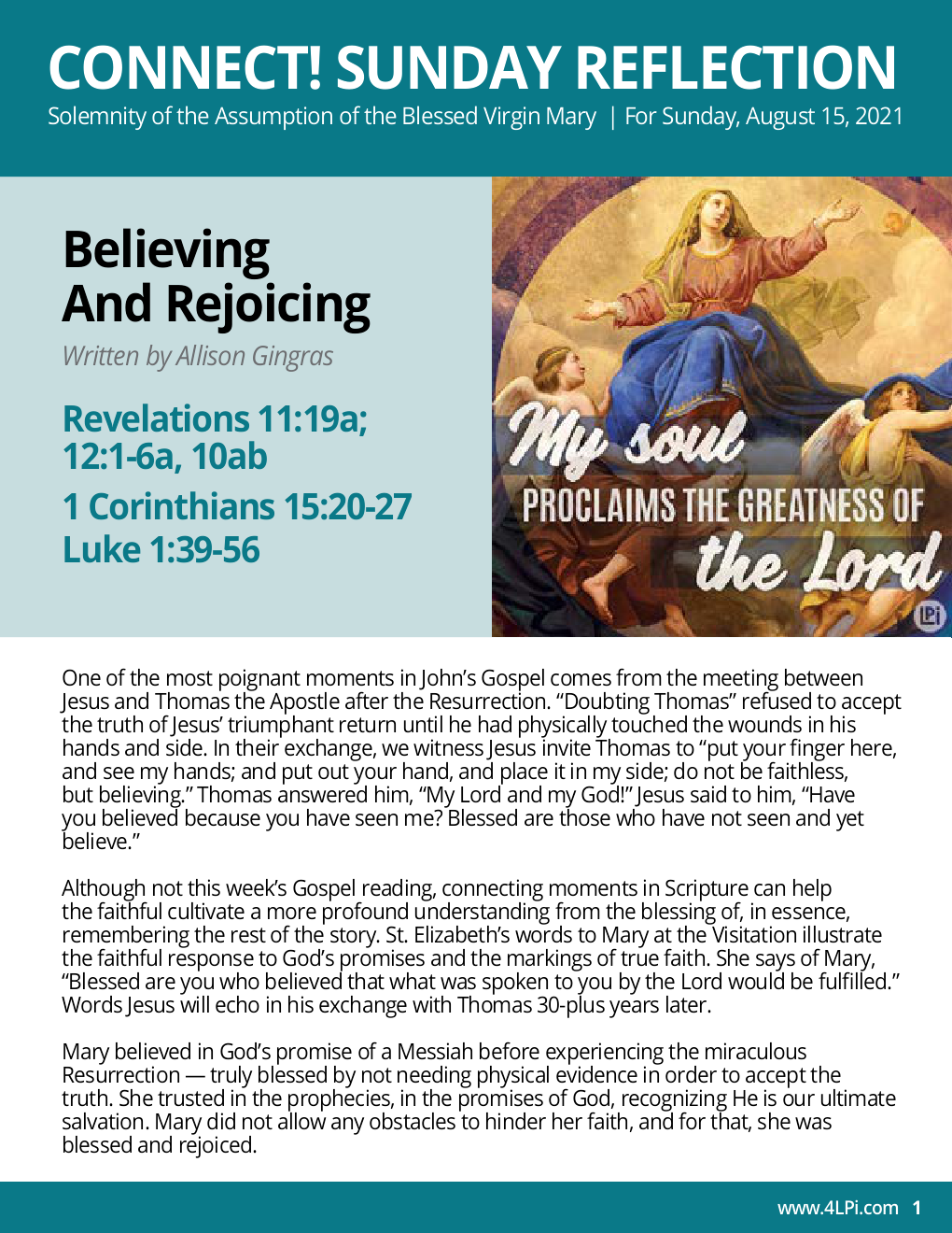 CONNECT! SUNDAY... - St. John the Evangelist Catholic Church | Facebook