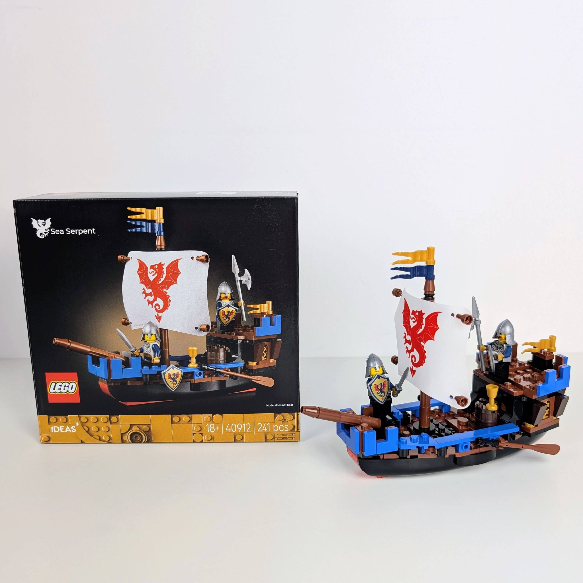 LEGO IDEAS 40912 Sea Serpent review compared to 6057