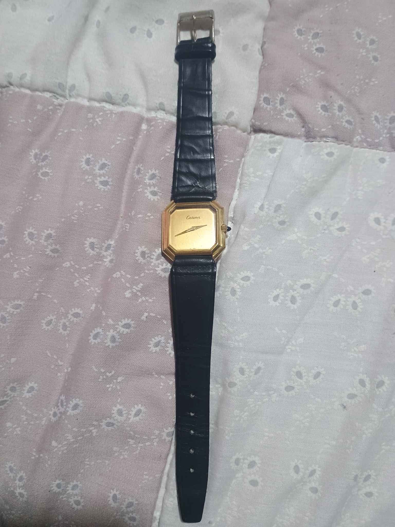 RELOJ CATENA VINTAGE SWISS 18 KT GOLD ELECTROPLATED