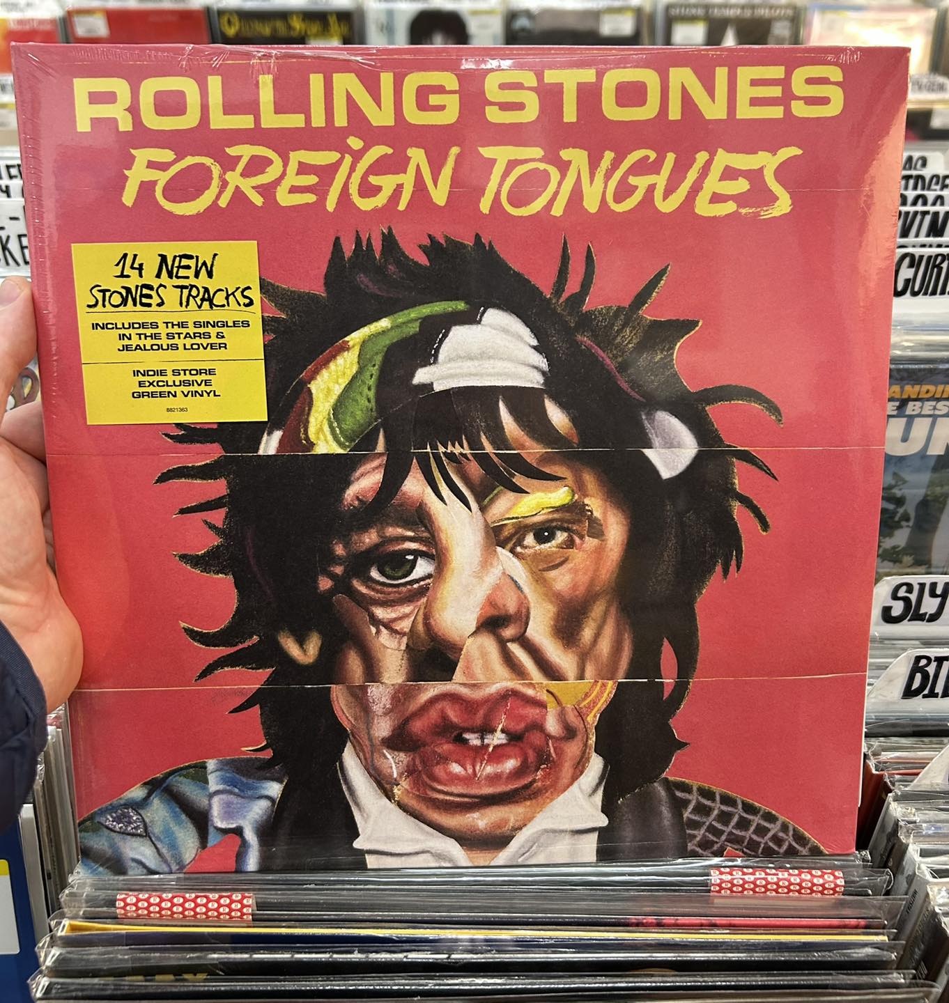 In stock now on INDIE STORE EXCLUSIVE GREEN DOUBLE VINYL 'Foreign