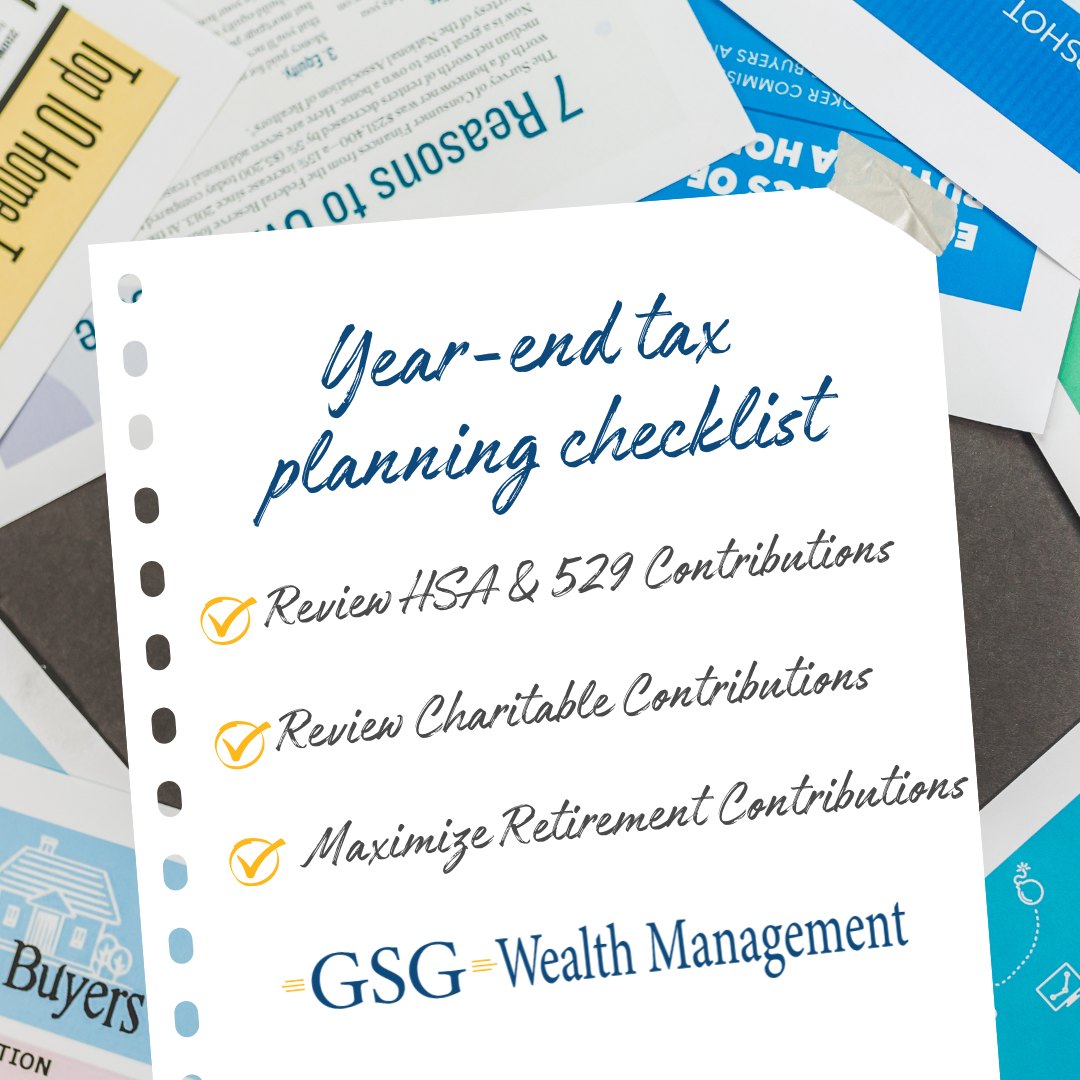 As the year winds down, it’s the... - GSG Wealth Management | Facebook