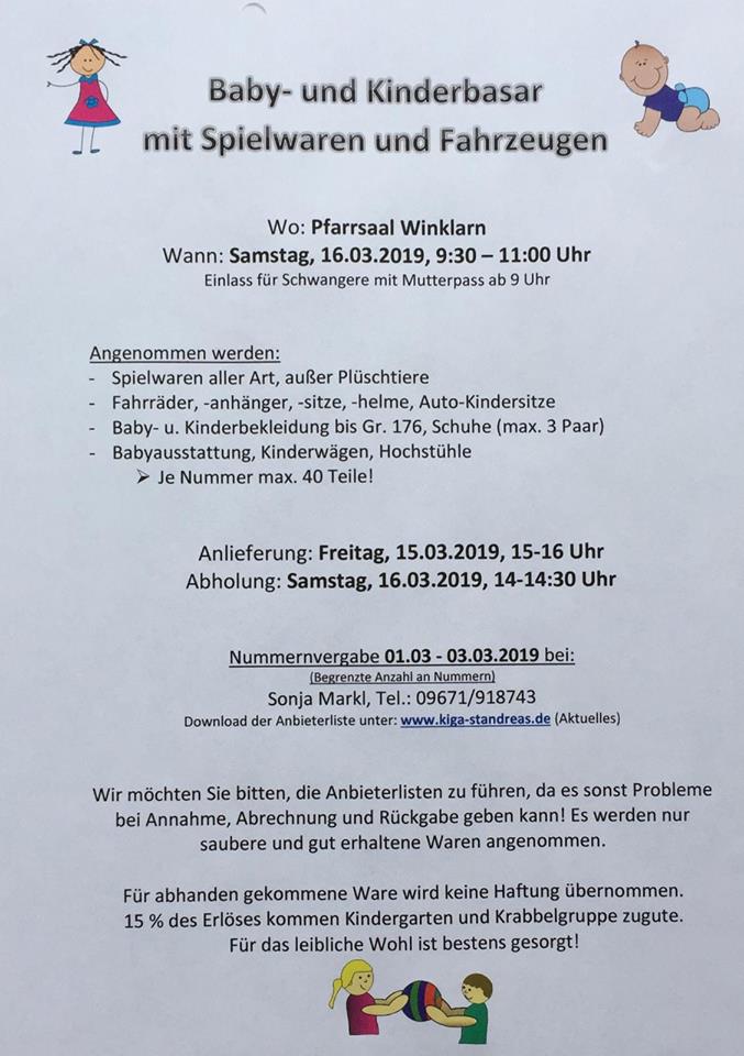 Baby Und Kinderbasar Winklarn Home Facebook