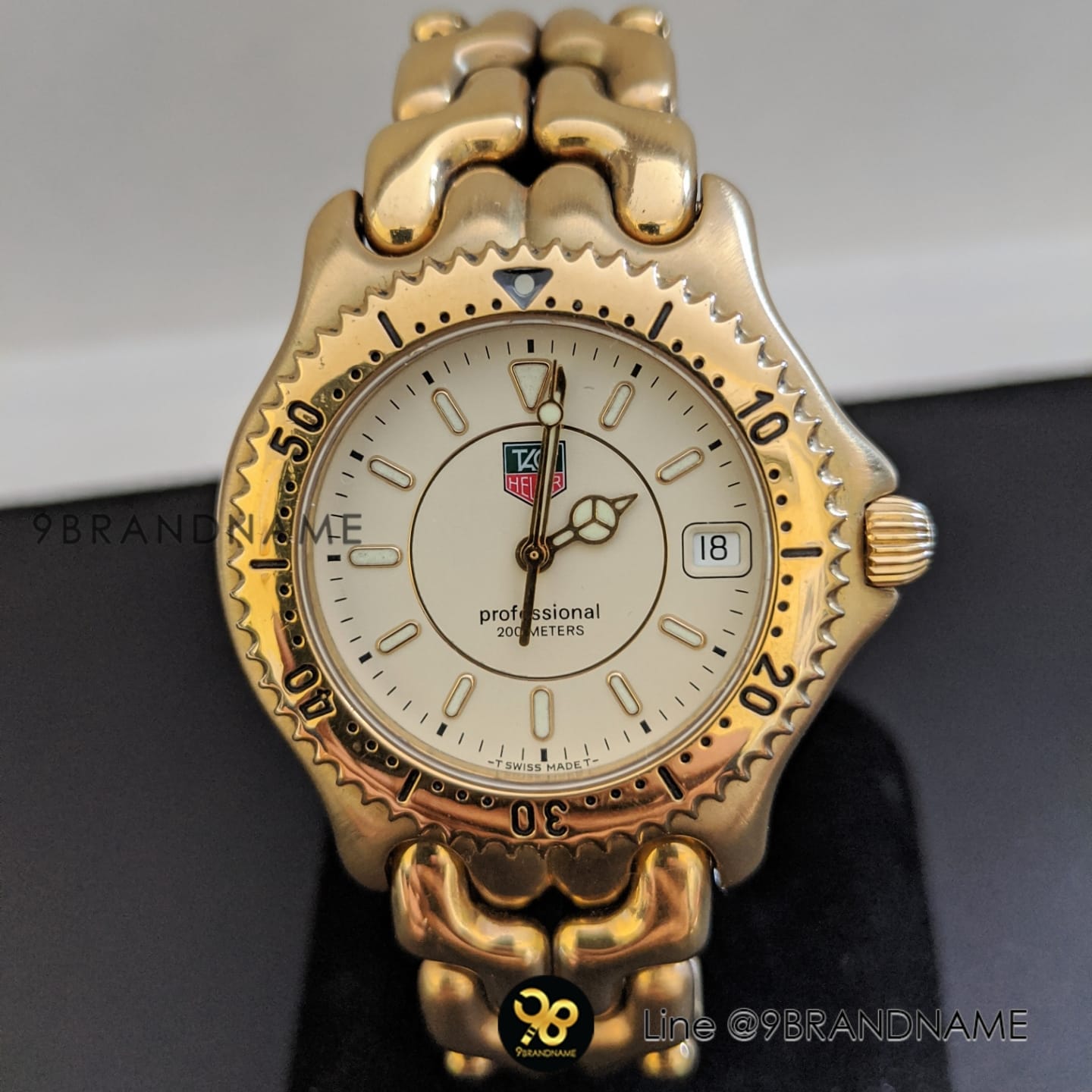 ยูสสส ⌚T a g ⌚Fishbone King Size Stainless Steel Gold Plated Dial Creem ...