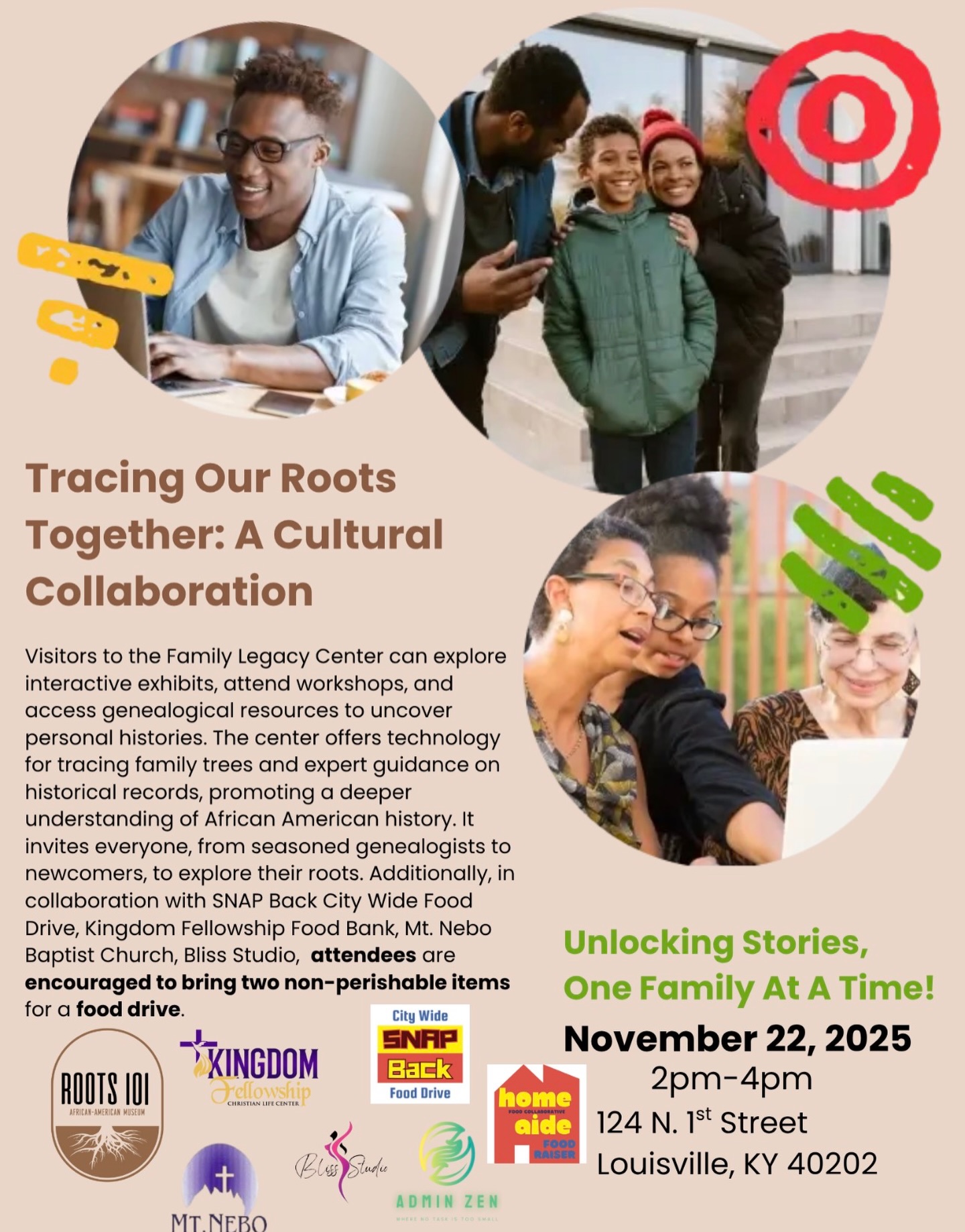 Roots101: - Join us for Tracing Our Roots Together: A Cultural ...
