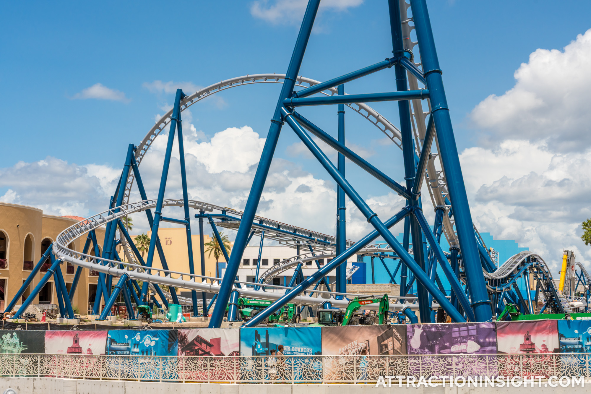 Here's the latest look at the construction site beside the Hard