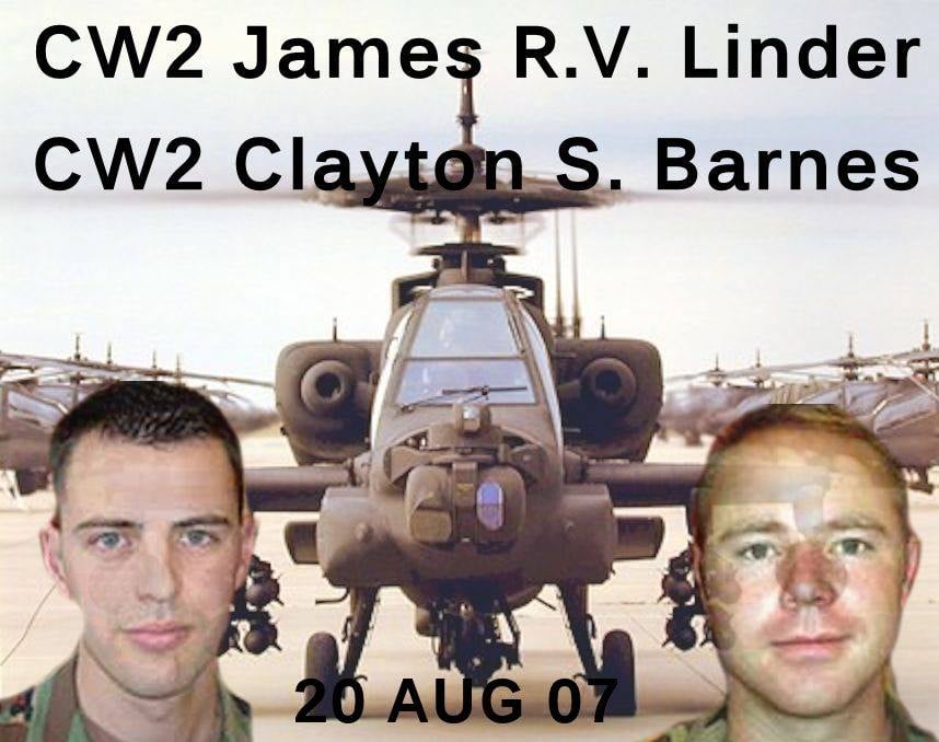 Today we remember CW2 James... - Apache Warrior Foundation | Facebook