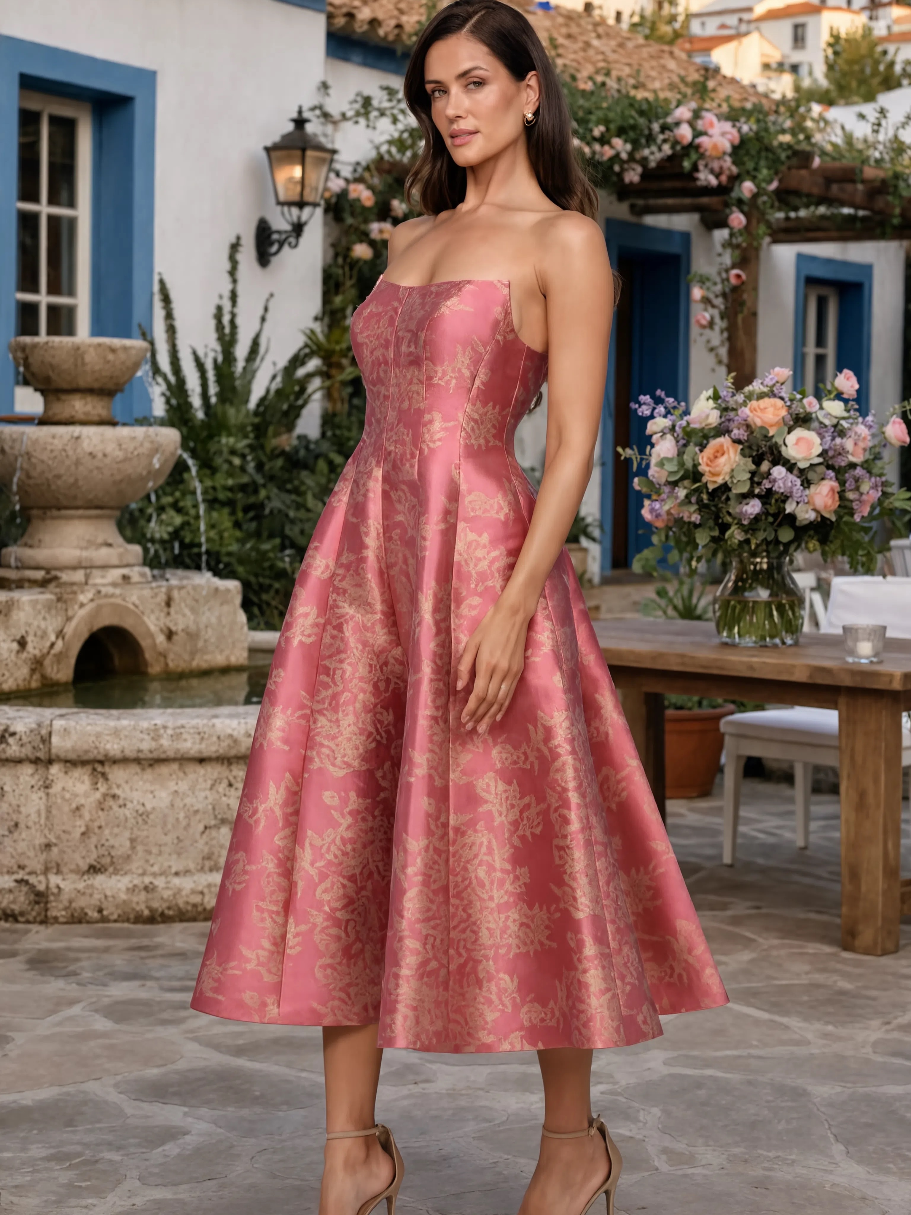 making the cut season 1 episode 1 dress Watch - Hosted by Heidi Klum Boohoo Floral Bandeau Mesh Size:UK XL Indian wedding