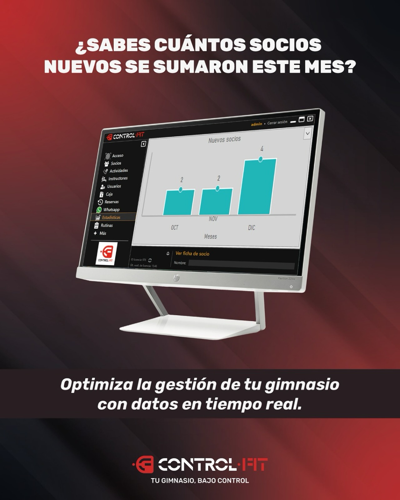 Control Fit - Software para gimnasios