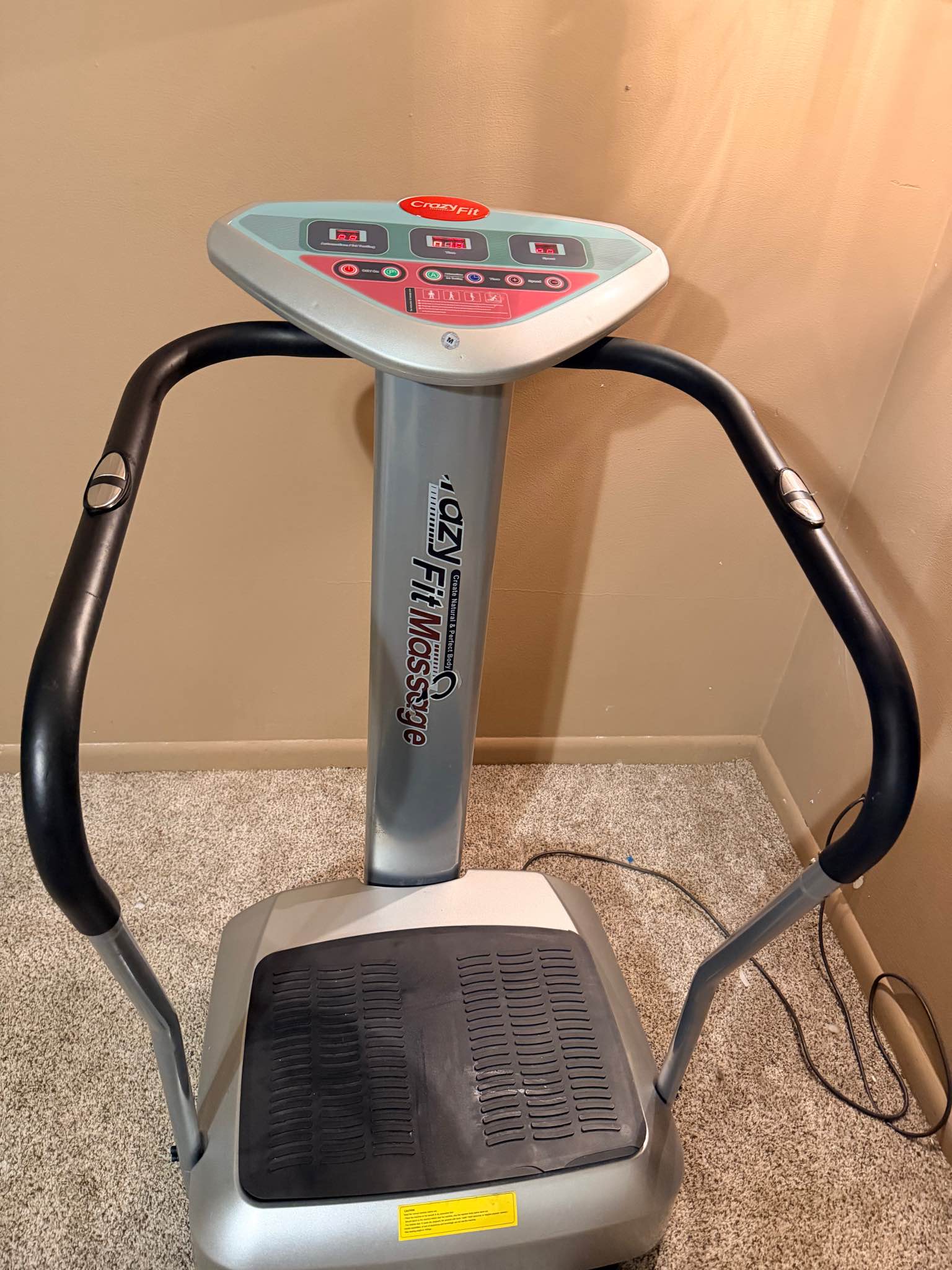 Crazy Fit Vibration Plate Exercise Machine - Vibration Exercise ...