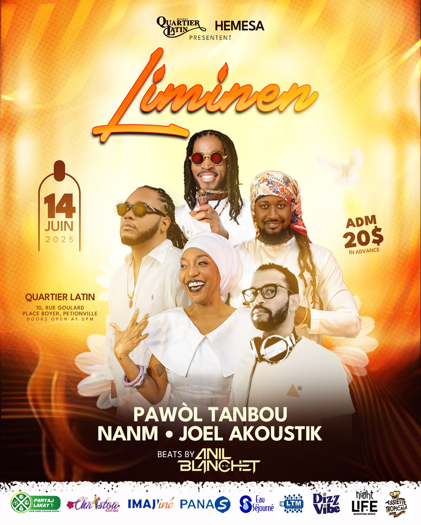 Ticket - *LIMINEN*| *14 JUIN 2025* Vivez une soirée extraordinaire où ...