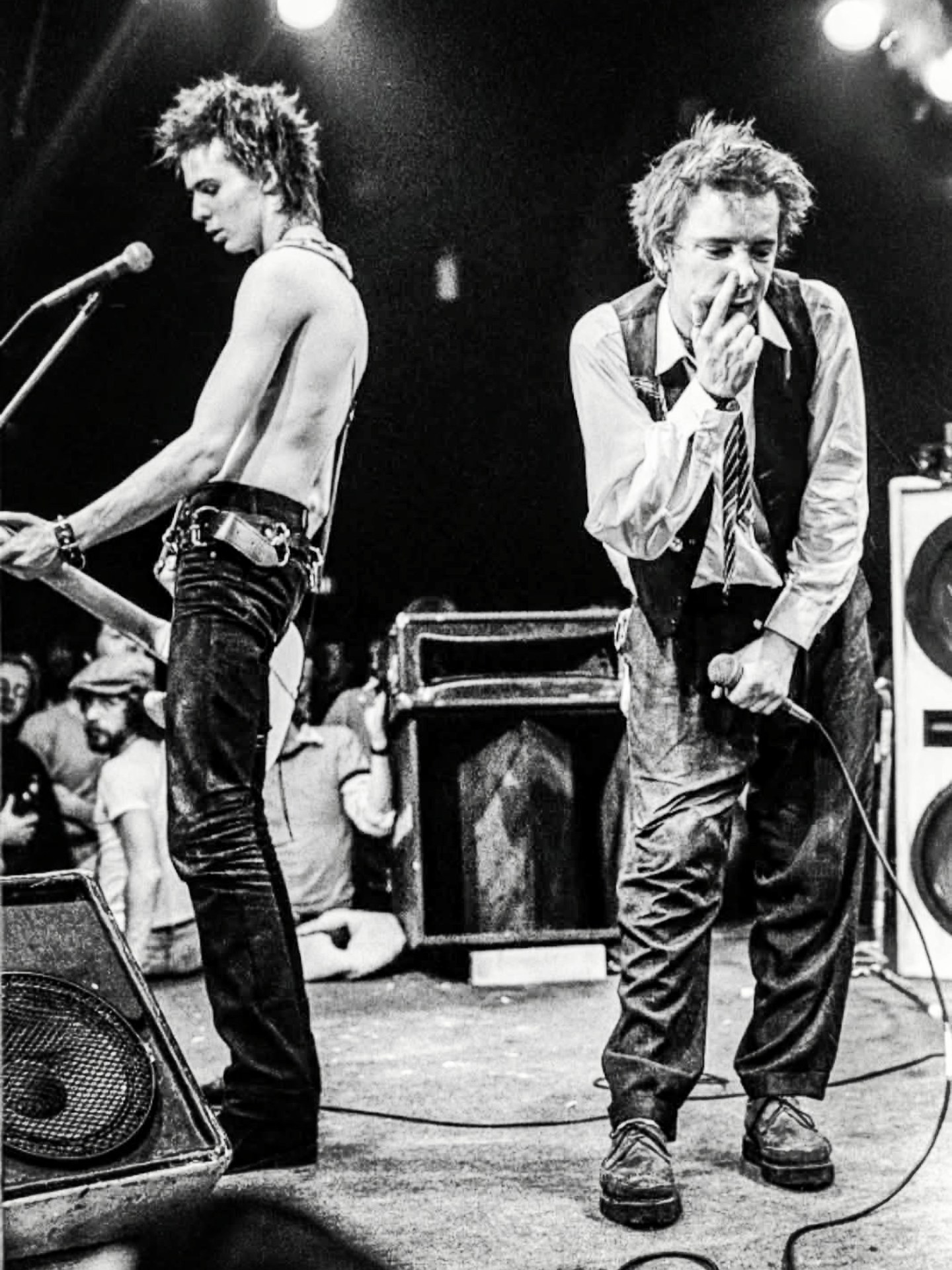 Sid Vicious and Johnny Rotten Sex Pistols