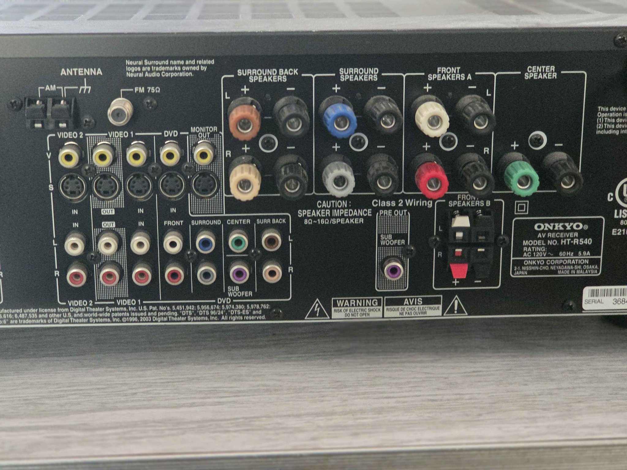 Onyko Receiver - Pro Audio Equipment - Jim Thorpe, Pennsylvania ...