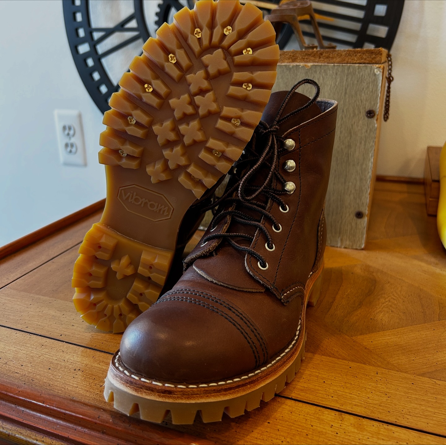Designed as a farm boot in 1954, the Red Wing #708 featured a