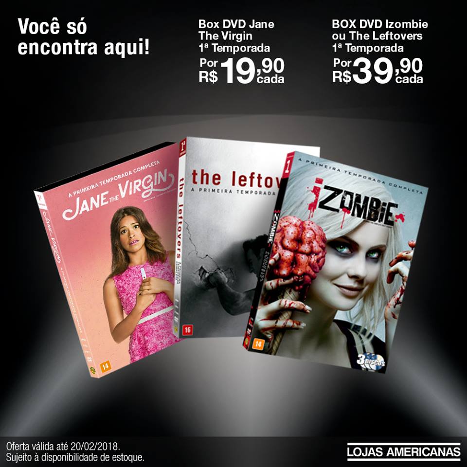 Americanas - Box DVD 1ª Temporada Jane The Virgin, The Leftovers