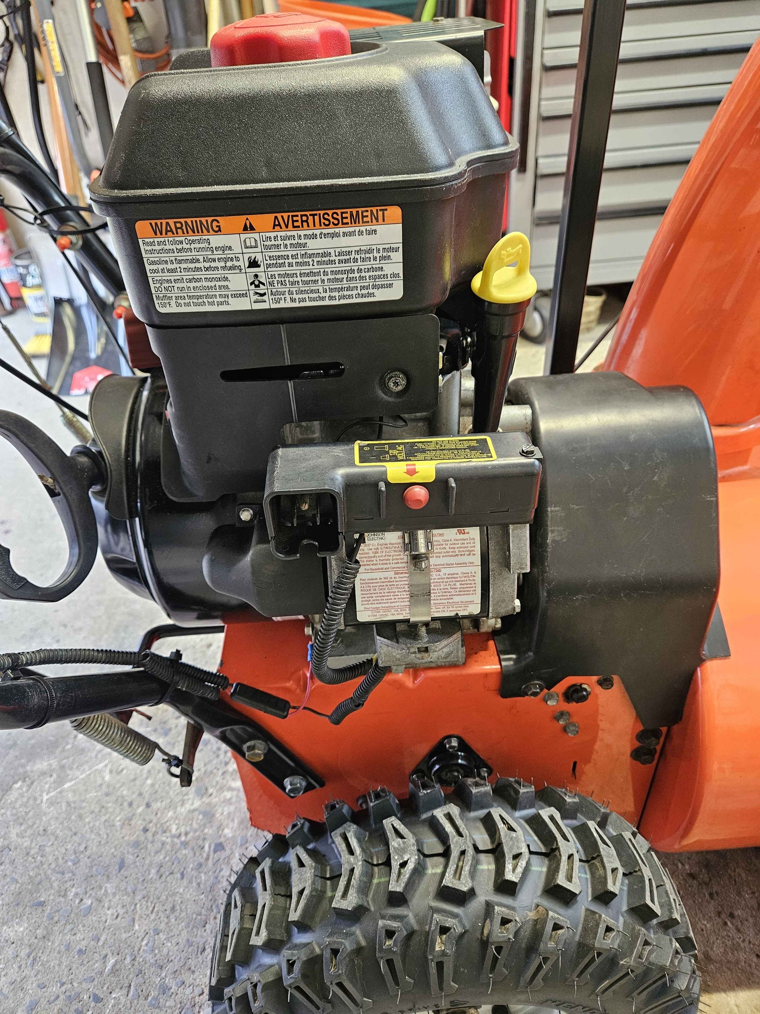 Ariens Deluxe 28 Oil Capacity