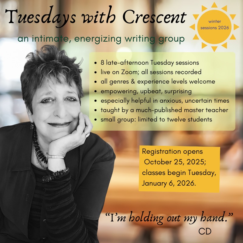 Crescent - Registration's just opened up for my 2026 Tuesdays with ...