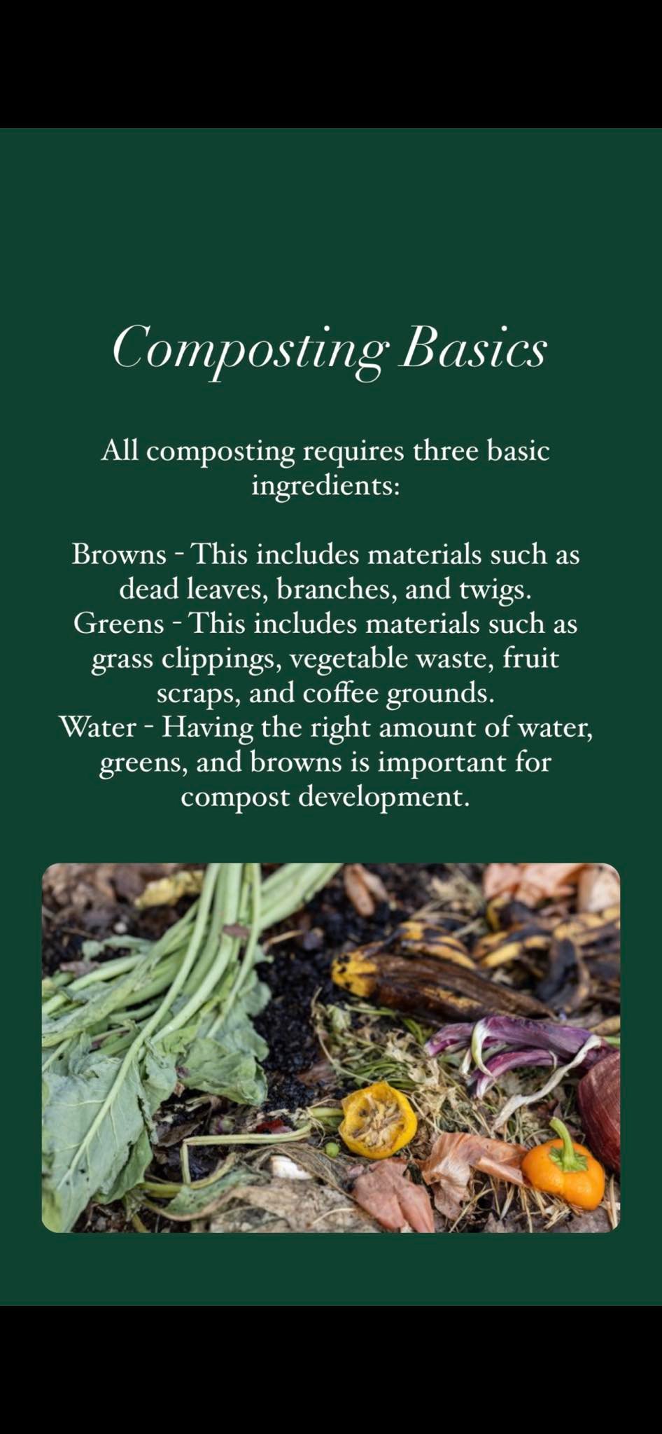 What is compost?🫑🥕🥒🥔🍌🍎🥭🥭🍋🍅🌽🍓🥬🍋 - Flour Mill Community Farm | Facebook