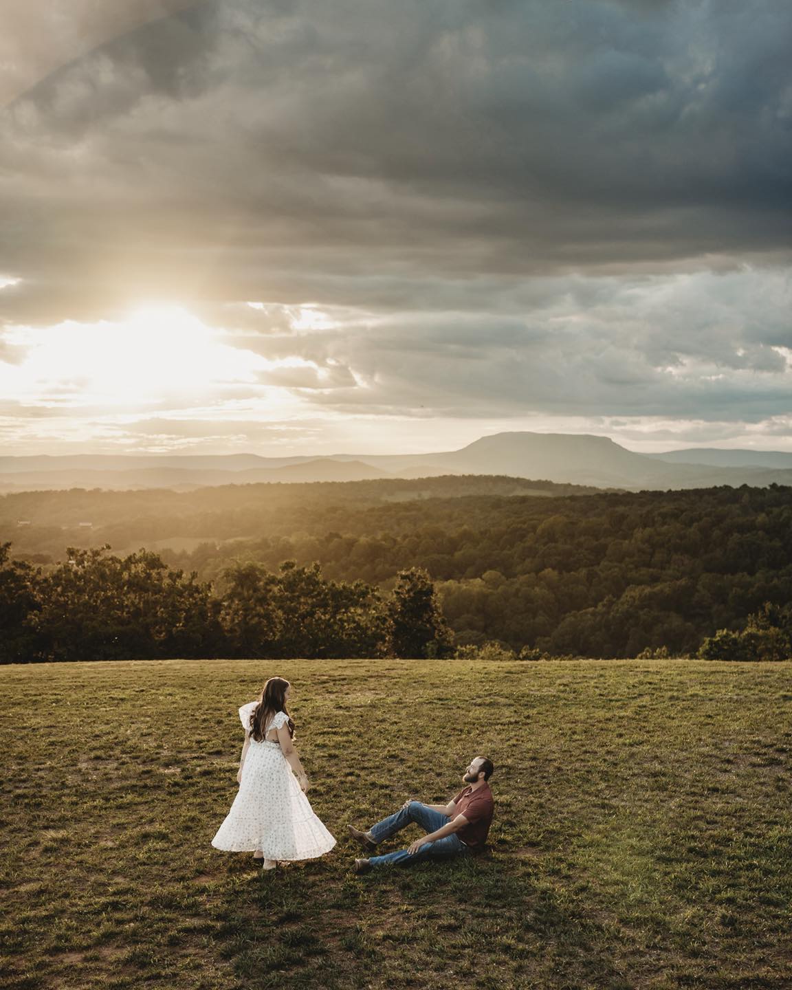 maddie brown wedding dress and Skyler's Engagement Session at Meridian Farms in Buena Vista, Virginia Size:16 US Women (13 UK/AU)